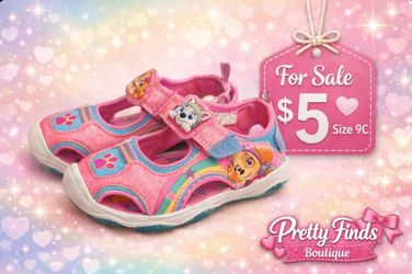 Little Girls Shoes With Lights Size 9c