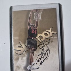 Sport cards autographed Scott Burrel