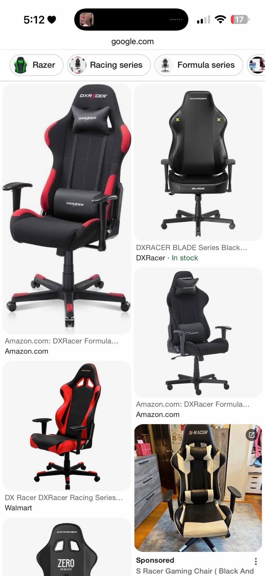 DXRacer Gaming Chair