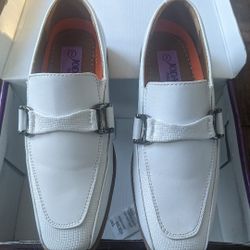 Boys White Dress Shoes