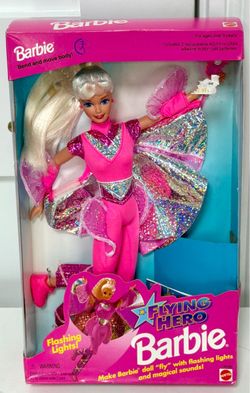 Flying Hero Barbie Doll - Mattel-NIB (New in Box) Vintage 1995!