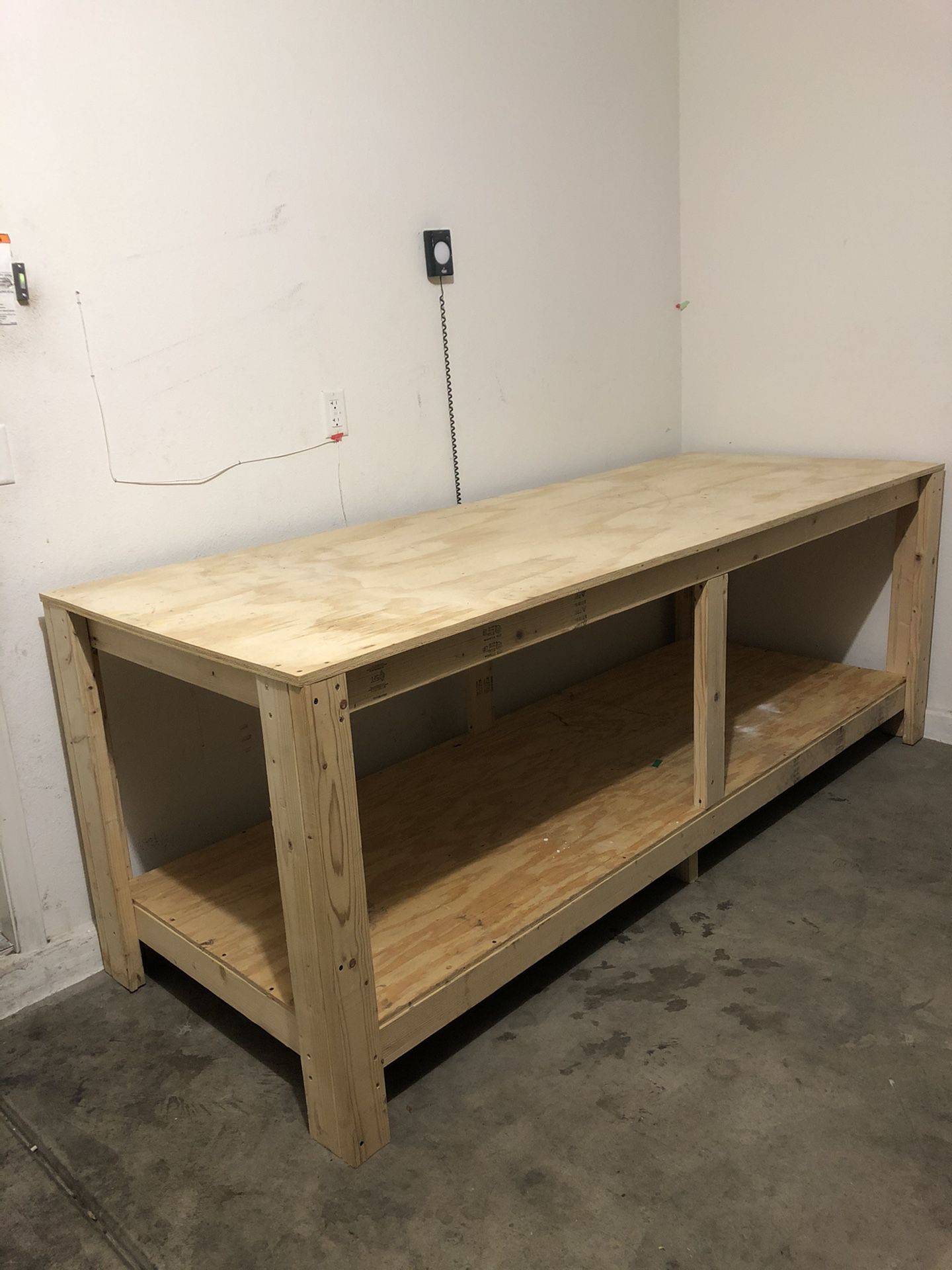 Custom work table (garage)