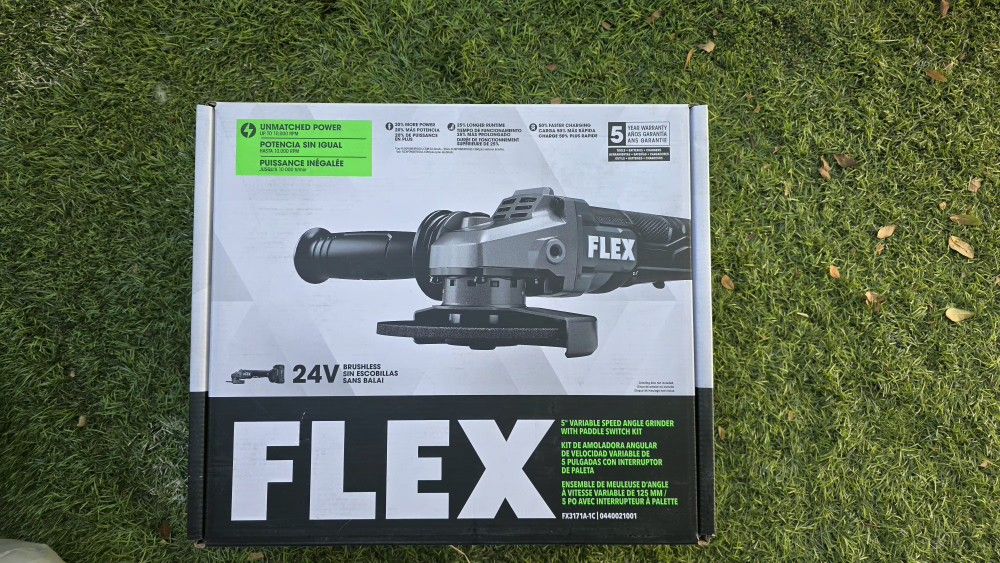 Flex 24v Grinder Kit 5 In.