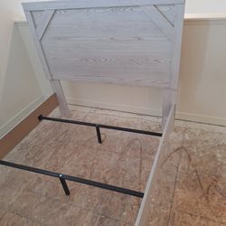 Full Size Bed Frame With Bottom Board 