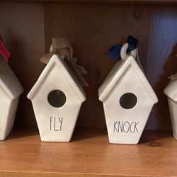 Rae Dunn Birdhouses