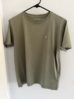 Green plain psycho bunny shirt size XL kids