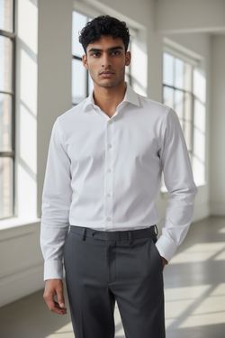 Lorenzo Jomo white shirt, Size S