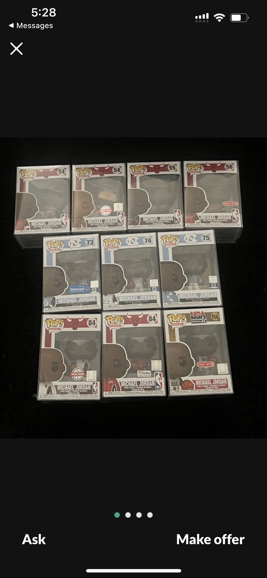 Michael Jordan Funko pops