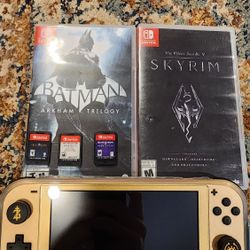 Switch Lite Hyrule Edition With Games