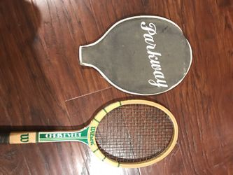Wilson tennis racket with cover