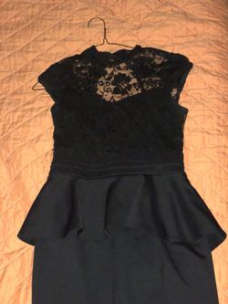 Black pencil skirt dress