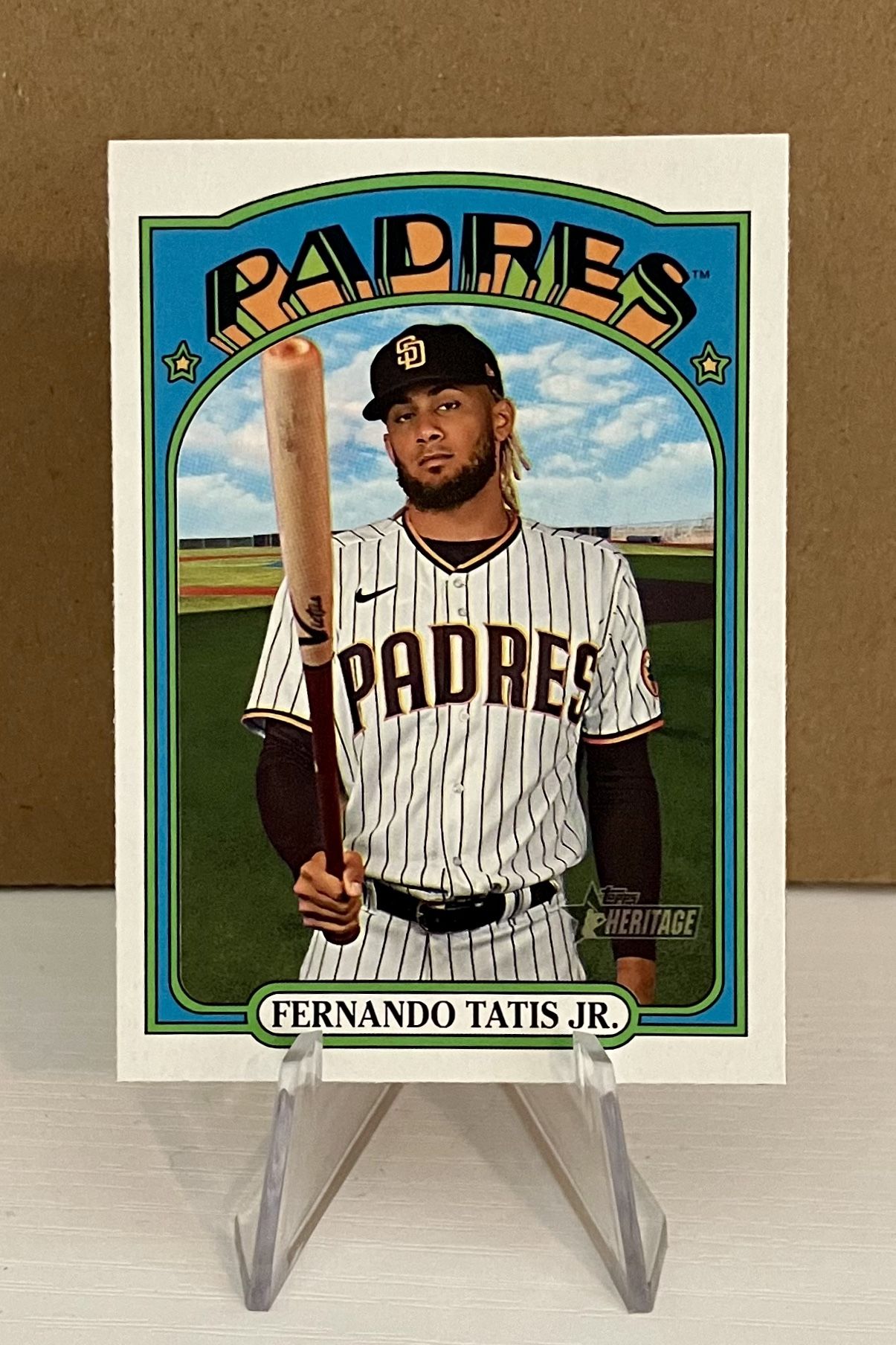 2021 Topps Heritage FERNANDO TATIS JR. #137 San Diego Padres