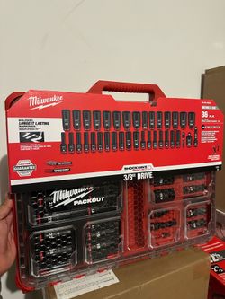 Milwaukee 36pc socket set