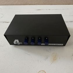 4 Way AV Switch RCA Switcher 4 in 1 Out