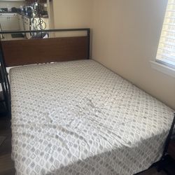 Double bed and mattress