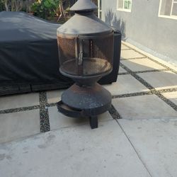 Vintage Fire. Pit, Black 
