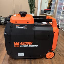 WEN Quiet and Lightweight 4800-Watt RV-Ready Portable Inverter Generator with Fuel Shut Off