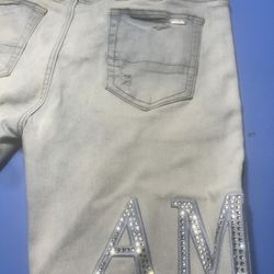Amiri Rhinestone jeans