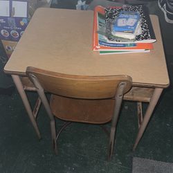 School Desk And Chair 