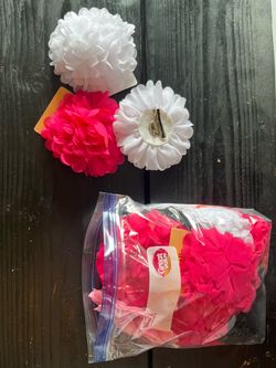 Fabric Flower Hair Clips Bulk Lot