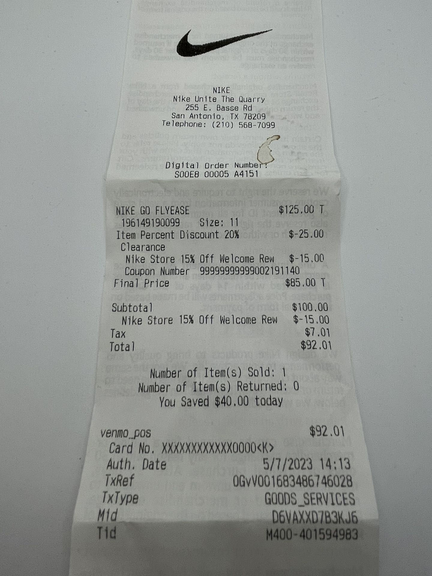 Nike Flyease Men's Size 11 Sneakers