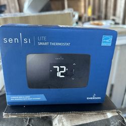 Sensi Lite Black Smart Thermostat with Wi-Fi Compatibility
