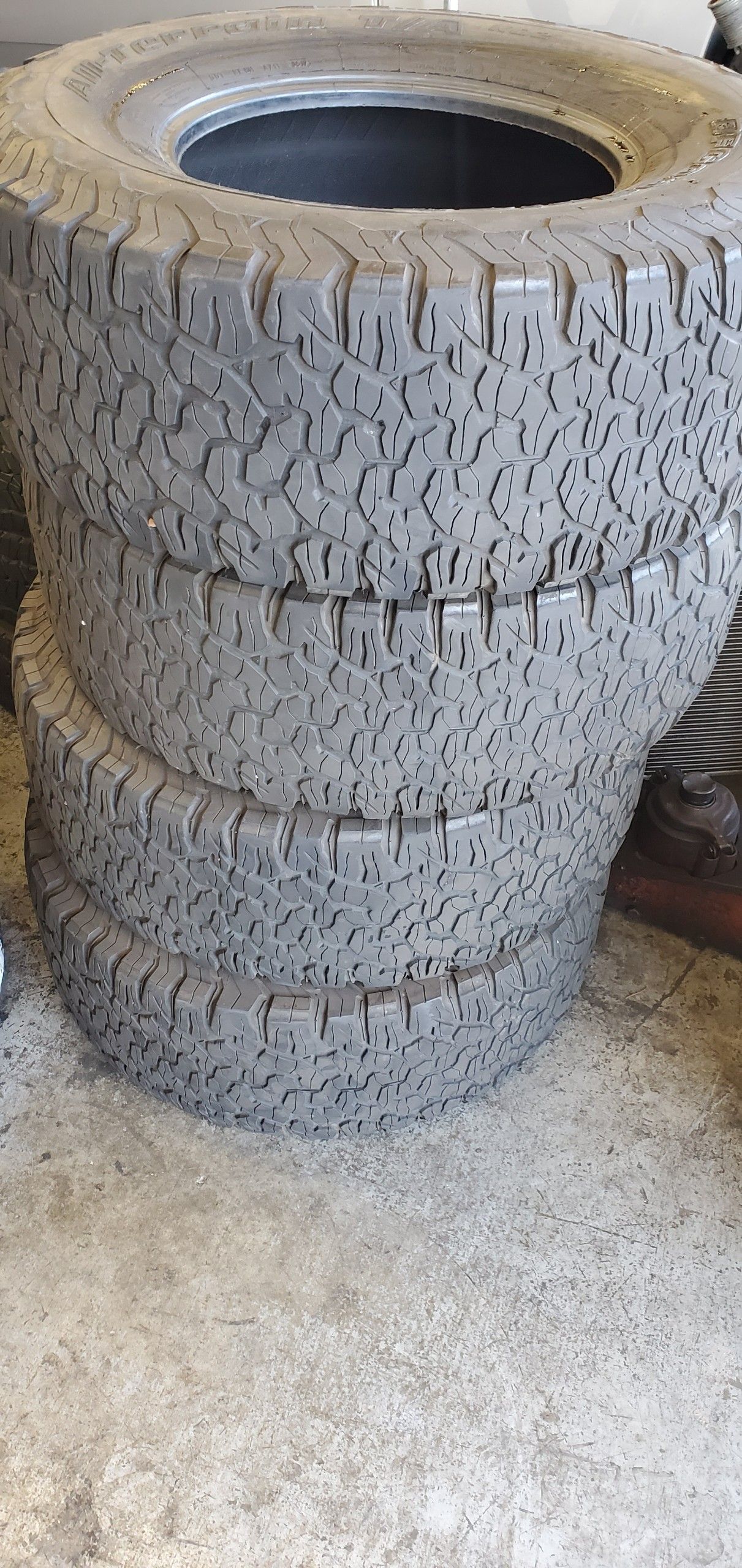 4 BF Goodrich Tires LT315/70R17, 50 each for Sale in Cypress, CA OfferUp