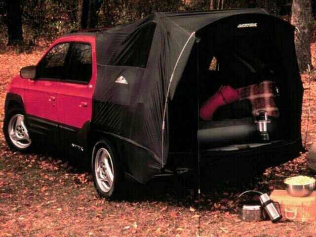 Brand new Pontiac Aztek factory tent