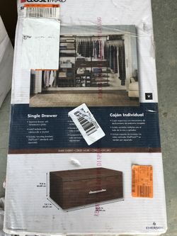Closet maid drawer