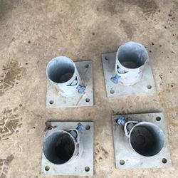 Camper Jack stabilizing  bases stop the sinking In Dirt Gravel  