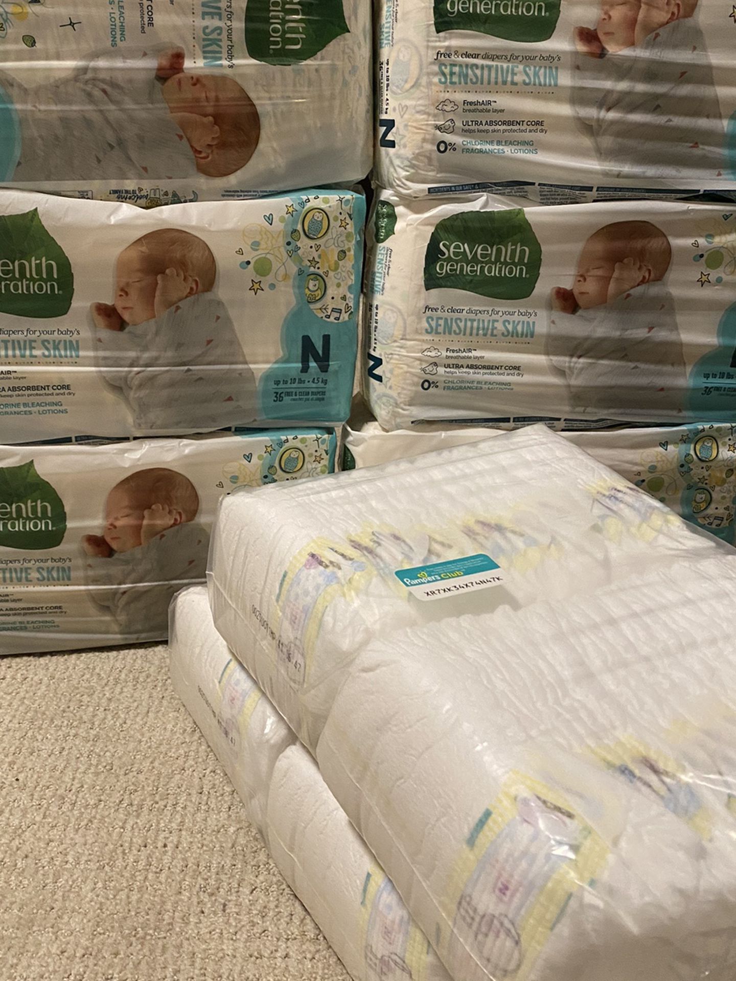 Newborn Diapers One Pack
