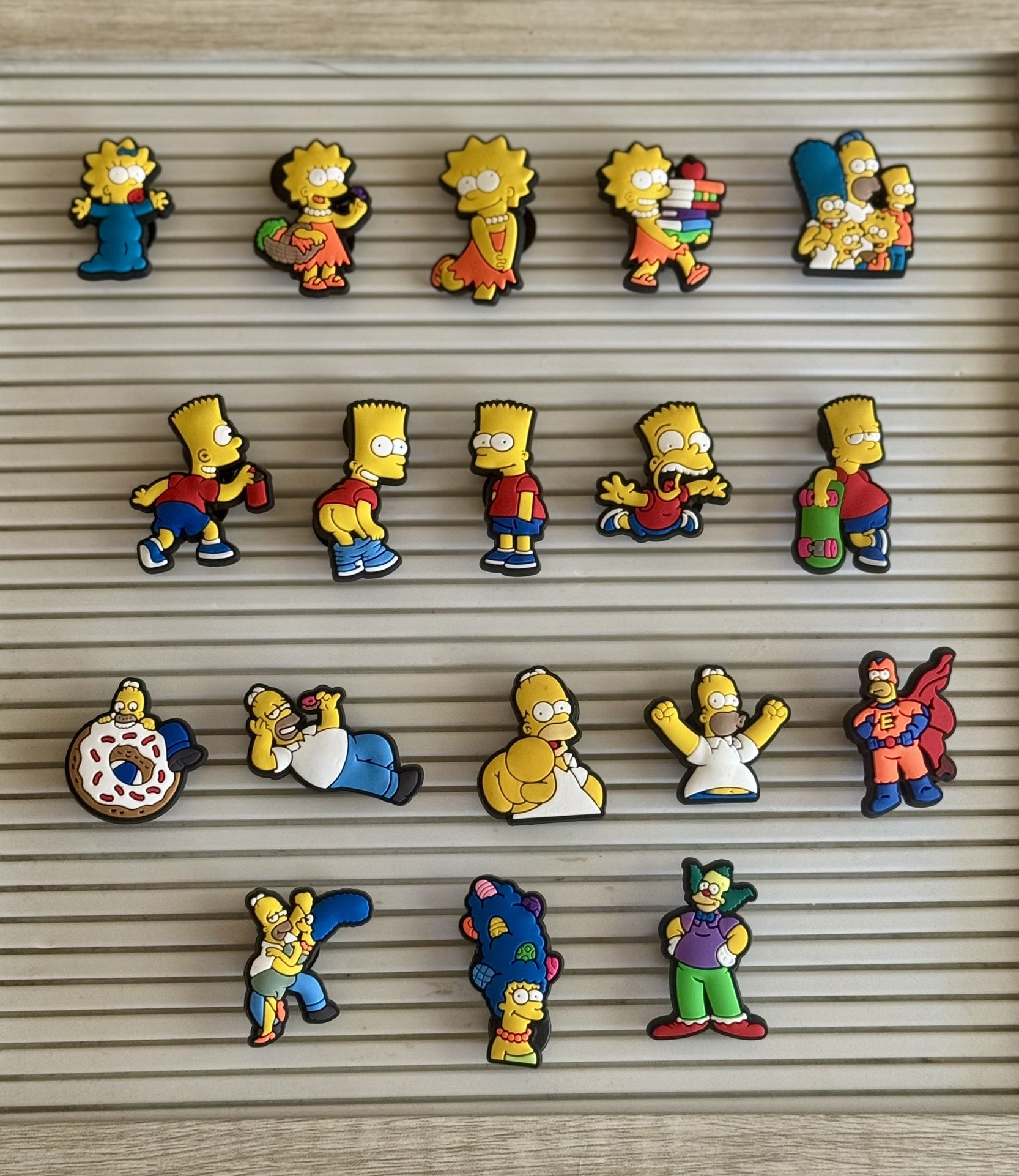 The Simpsons Croc Charms π