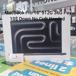 MacBook Pro 16 512 36 Pay Low Down No Crdt Needed