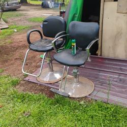 2 Barber Chairs $25 Each