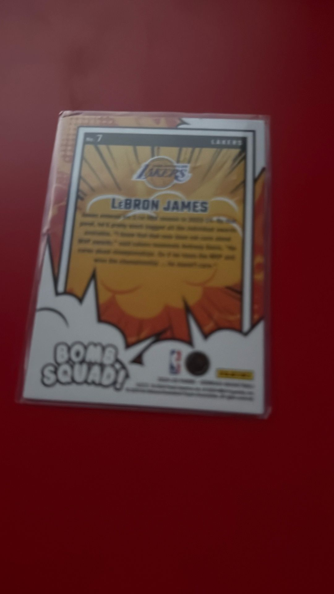 Lebron James basketball card