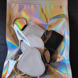 Black and White Keychains 
