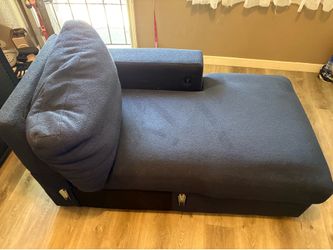 Used Playday Gray 93'' 2 Piece couch. Blue.