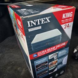 Colchon Inflable Nuevo King. 76in x 80in x 24in