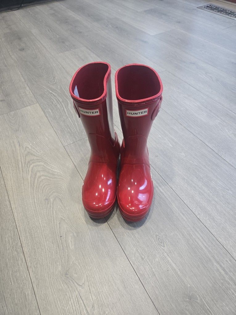 Red Hunter Boots