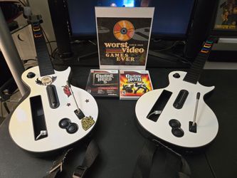Nintendo Wii Guitar Hero bundle