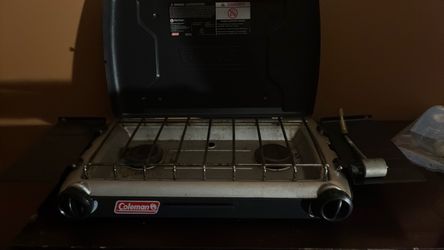 Coleman gas camping stovetop