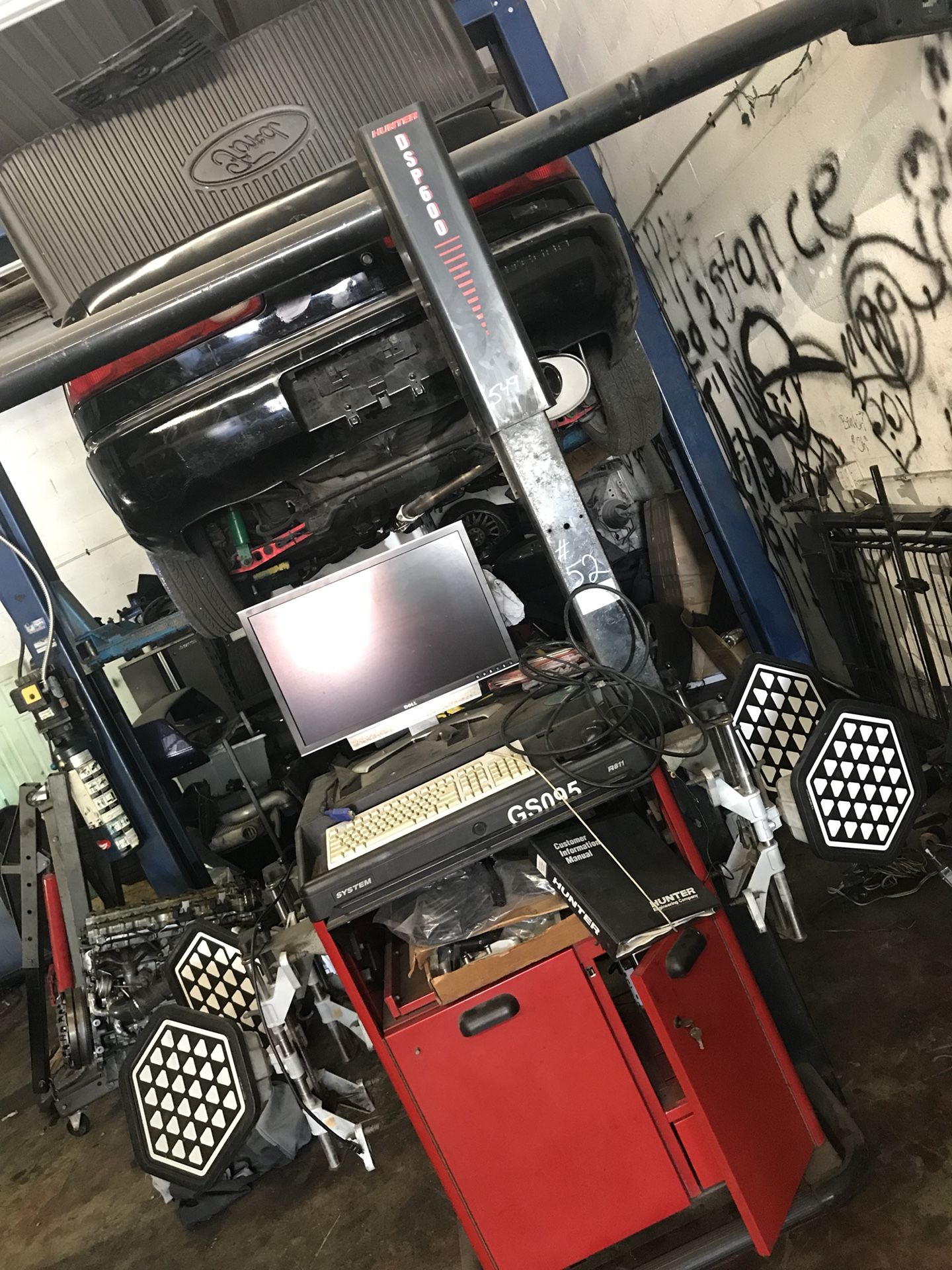 Hunter dsp 600 Alignment machine