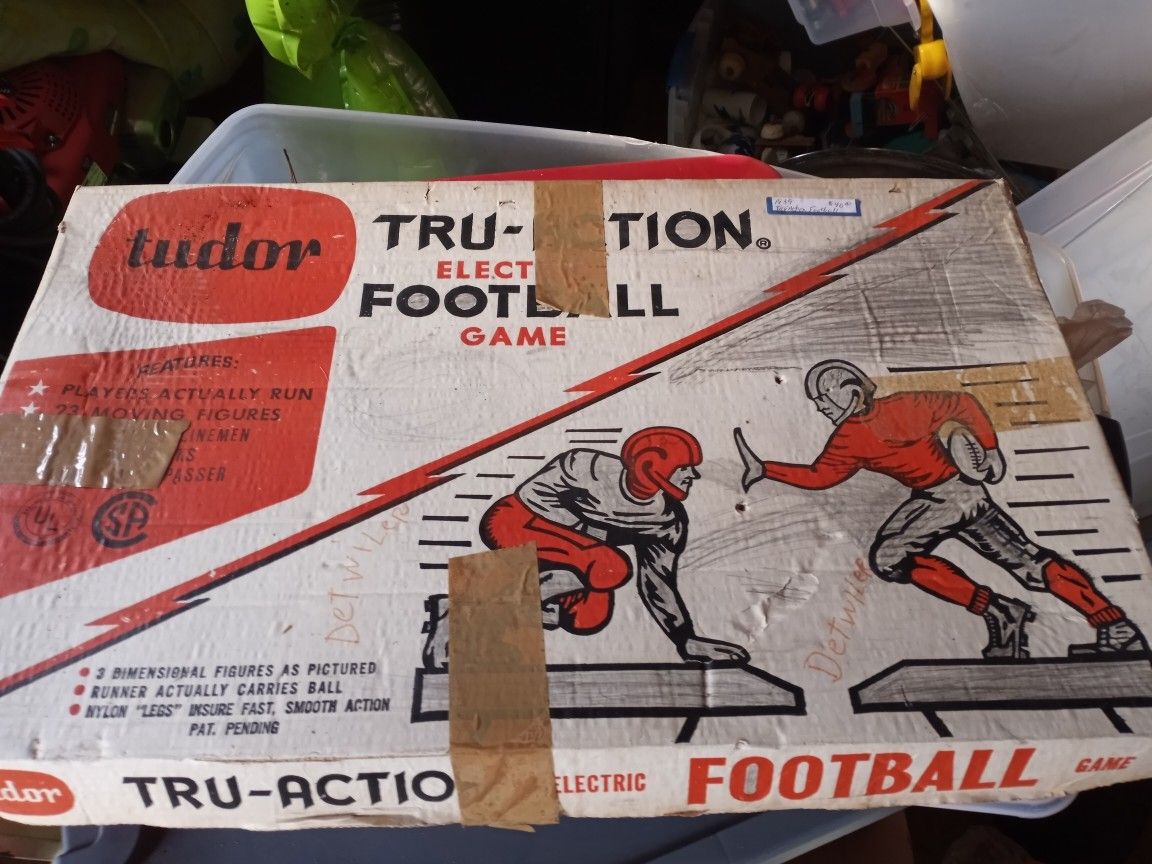 1955 Tudor Tru-Action Electronic Football Game 