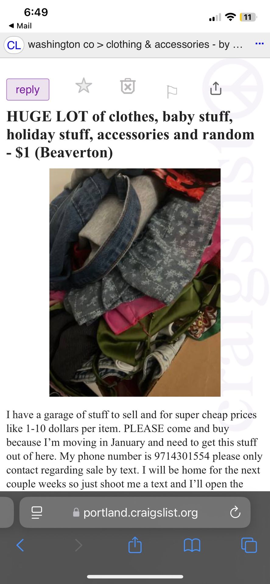 Lot Of Clothes, Items And Baby Stuff
