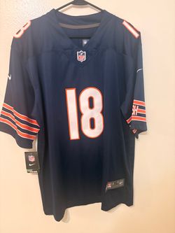 Caleb Williams #18 Chicago Bears Navy Blue Football Jersey — L / XL