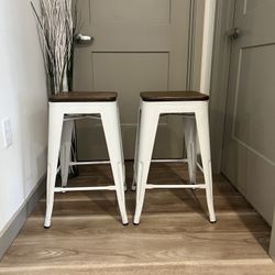 White Bar Stools