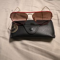 Ray Ban Full Color Aviator Matte Red Arista 