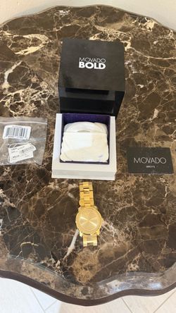 Movado Men's Bold (contact info removed) Gold Stainless-Steel Swiss Quartz Watch