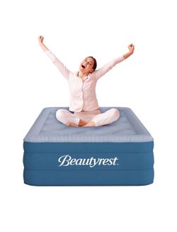 17" Comfort Plus Air Bed Mattress with Built-in Pump Twin Size