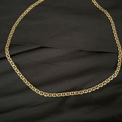24” Mariner Link Chain Necklace 14K Yellow Gold